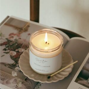 💜 Sage & Bloom Dark Rose and Labdanum Scented Candle - NWT